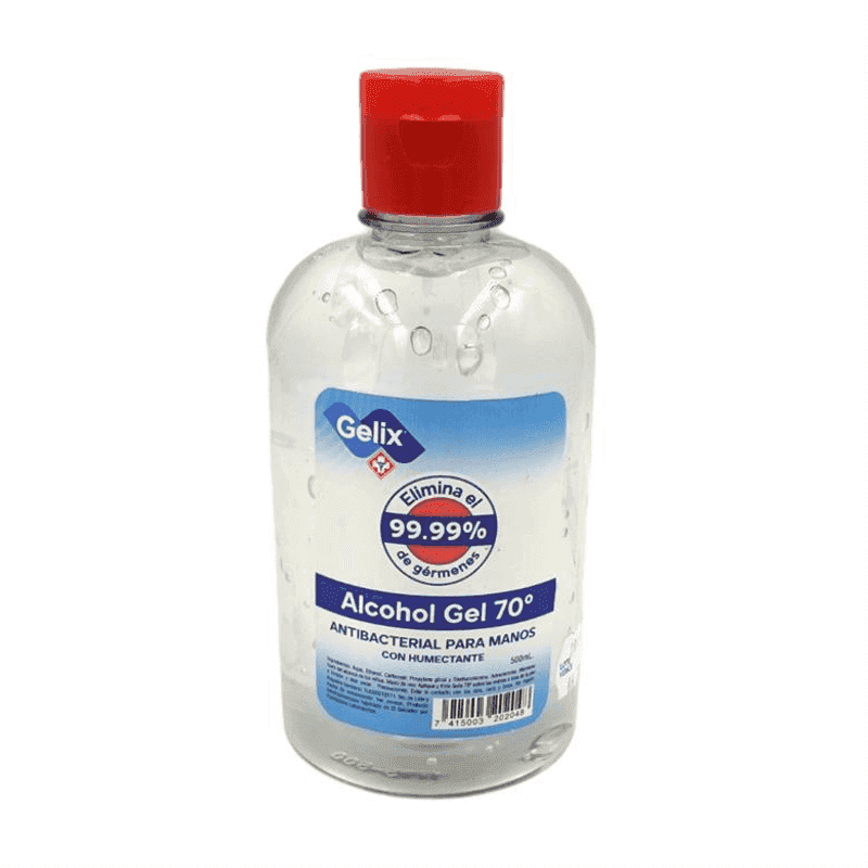 Alcohol gel 70° Gelix
