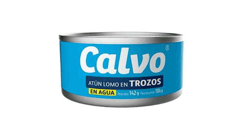 Atún en agua Calvo