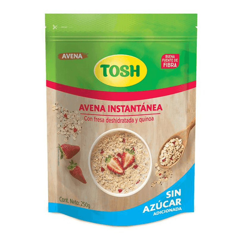 Avena con fresa Tosh