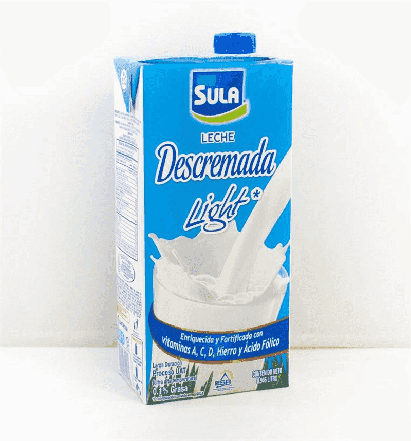 Leche descremada Sula