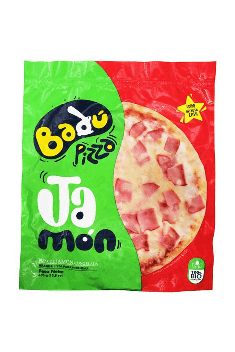 Pizza de jamón Badú
